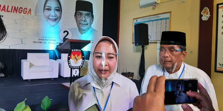 KPU Akan Tetapkan Tiwi-Dono Sebagai Pemenengan di Pilkada Purbalingga 202
