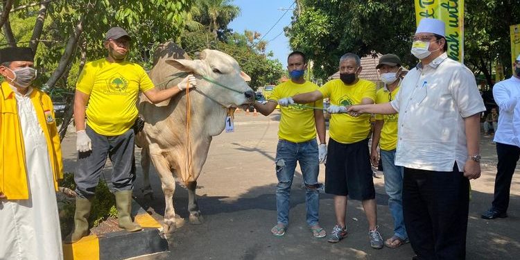 Airlangga Apresiasi Kader Golkar yang Percayakan 37 Hewan Kurban ke DPP Golkar