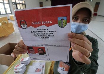 Pilkada Kediri 2020, Hanindhito Himawan-Dewi Mariya Ulfa Ditetapkan sebagai Kepala Daerah Terpilih