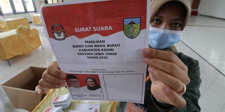 Pilkada Kediri 2020, Hanindhito Himawan-Dewi Mariya Ulfa Ditetapkan sebagai Kepala Daerah Terpilih