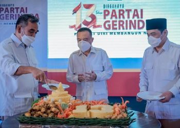 HUT ke-13, Gerindra DKI Perkuat Konsolidasi Hingga Anak Ranting di Jakarta
