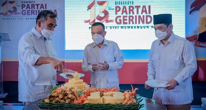 HUT ke-13, Gerindra DKI Perkuat Konsolidasi Hingga Anak Ranting di Jakarta