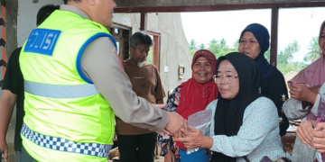 Korlantas beri bantuan bencana Sumbar